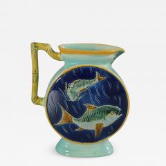 Holdcroft Majolica Carp Fish Jug - 2507132