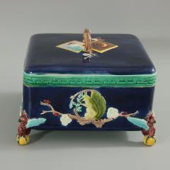 Holdcroft Majolica Square Box and Cover - 2505931