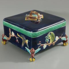 Holdcroft Majolica Square Box and Cover - 2505933