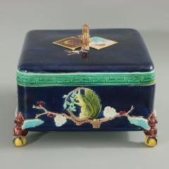 Holdcroft Majolica Square Box and Cover - 2505934