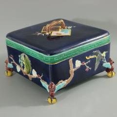 Holdcroft Majolica Square Box and Cover - 2505935