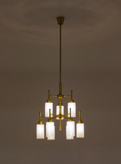 Holger Johansson Swedish Chandeliers in Brass and Glass by Holger Johansson - 1620369