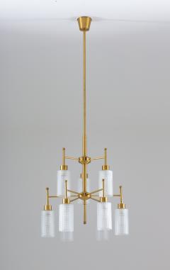 Holger Johansson Swedish Chandeliers in Brass and Glass by Holger Johansson - 1620374