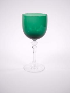 Holiday Green Crystal Tableware Barware Service 14 People - 2942328