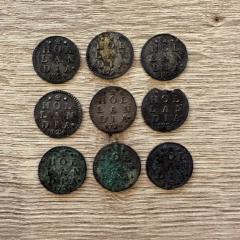 Holland VOC Akerendam 2 stuiver 1724 treasure - 4780242