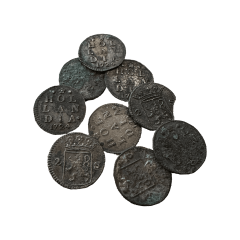 Holland VOC Akerendam 2 stuiver 1724 treasure - 4789968