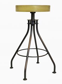 Holly Hunt 2010 Holly Hunt Alison Berger Glass Seat Counter Stools Pair Limited Edition - 4451955