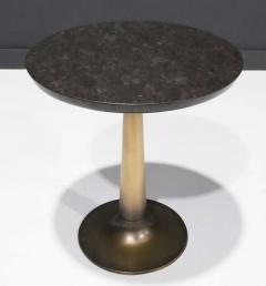 Holly Hunt Holly Hunts Martini Side Table in Bronze and Stone - 2470954