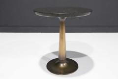 Holly Hunt Holly Hunts Martini Side Table in Bronze and Stone - 2470959