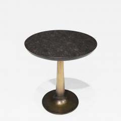 Holly Hunt Holly Hunts Martini Side Table in Bronze and Stone - 2474340
