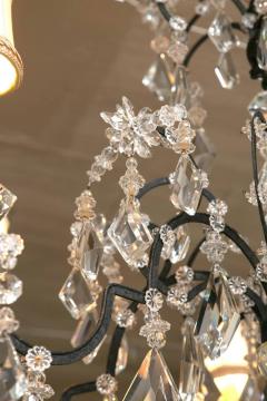 Holly Hunt Wrought Iron Crystal Chandelier - 3439322