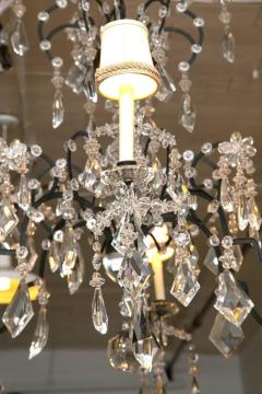 Holly Hunt Wrought Iron Crystal Chandelier - 3439323
