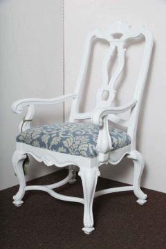 Hollywood Glam White Lacquered Armchair - 1801801