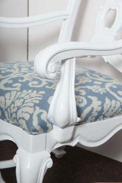 Hollywood Glam White Lacquered Armchair - 1801811