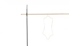 Hollywood Regency Bespoke Clothing Rack in Wrought Iron and Brass 2018 - 939881