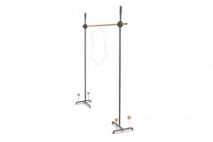 Hollywood Regency Bespoke Clothing Rack in Wrought Iron and Brass 2018 - 939890