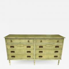 Hollywood Regency Chinese Chippendale Style Faux Bamboo Dresser - 2578439