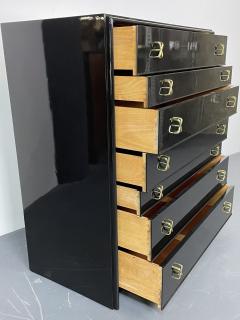 Hollywood Regency Ebony Dresser or Chest Paul Frankl John Stuart Refinished - 2887344
