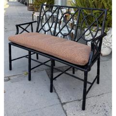 Hollywood Regency Faux Bamboo Loveseat Sofa Settee - 4488910