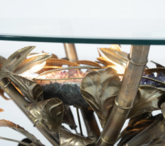 Hollywood Regency Faux Bamboo lightning Coffee Table attributed to Jacques Duval - 4384774