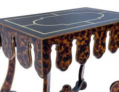 Hollywood Regency Faux Tortoise Shell End Tables or Oversized Night Stands - 3442390