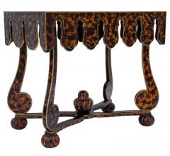 Hollywood Regency Faux Tortoise Shell End Tables or Oversized Night Stands - 3442476