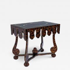 Hollywood Regency Faux Tortoise Shell End Tables or Oversized Night Stands - 3444442