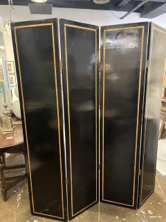 Hollywood Regency Gilt Palm and Cheetahs Folding Screen - 4132152
