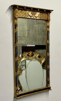 Hollywood Regency Giltwood Mirror Wall Console Mirror Made in Italy - 2814899