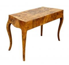 Hollywood Regency Italian Olive Burl Desk - 4367370