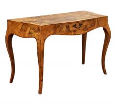 Hollywood Regency Italian Olive Burl Desk - 4367379