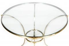 Hollywood Regency Maison Jansen Style Circular Dining Table ca 1970s - 4502411