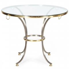 Hollywood Regency Maison Jansen Style Circular Dining Table ca 1970s - 4502412