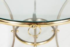 Hollywood Regency Maison Jansen Style Circular Dining Table ca 1970s - 4502416