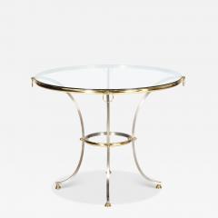 Hollywood Regency Maison Jansen Style Circular Dining Table ca 1970s - 4504299