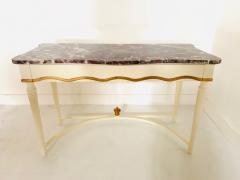 Hollywood Regency Marble Top Console - 1130532