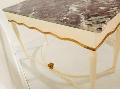 Hollywood Regency Marble Top Console - 1130534