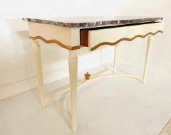 Hollywood Regency Marble Top Console - 1130536