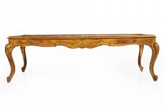 Hollywood Regency Painted Polychromed Low Coffee Table ca 1940 - 4501241