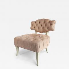 Hollywood Regency Panteges Tufted Chair Ambella Home Collection American Made - 4454522