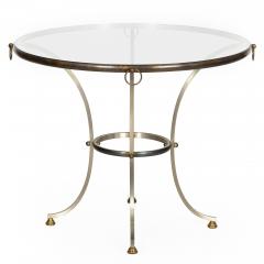 Hollywood Regency Round Circular Table manner of Maison Jansen ca 1970s - 4501940