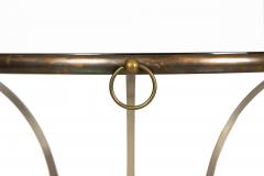 Hollywood Regency Round Circular Table manner of Maison Jansen ca 1970s - 4501943