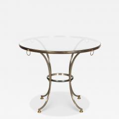 Hollywood Regency Round Circular Table manner of Maison Jansen ca 1970s - 4504263