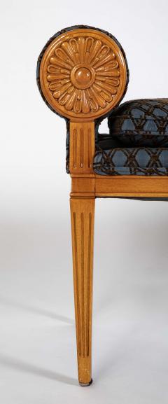 Hollywood Regency Satinwood Bench - 4756371