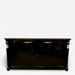 Hollywood Regency Sideboard Credenza Cabinet Bronze Mounted Empire Style - 2927724