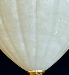 Hollywood Regency Style Alabaster Chandelier Having 12 Lights - 4249854