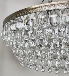 Hollywood Regency Style Circular Cascade Design Crystal Chandelier - 3851600