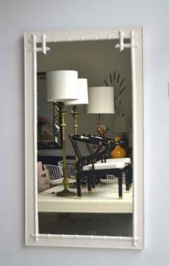 Hollywood Regency Style Faux Bamboo Wall Mirror - 839996