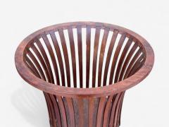 Hollywood Regency Style Mahogany Parcel Gilt Cellarette England 19th c  - 4289543
