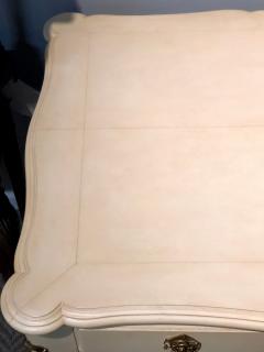 Hollywood Regency Style Parchment Desk Louis XV Style - 3012902